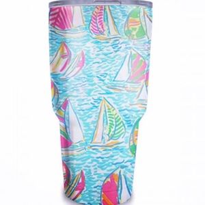 Sailboat stainless steel tumbler